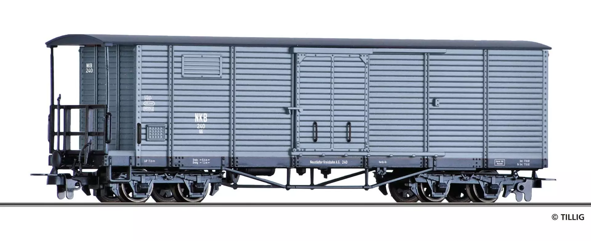Tillig 15944 - Güterwagenn gedeckt NKB Ep.III Typ GG H0m
