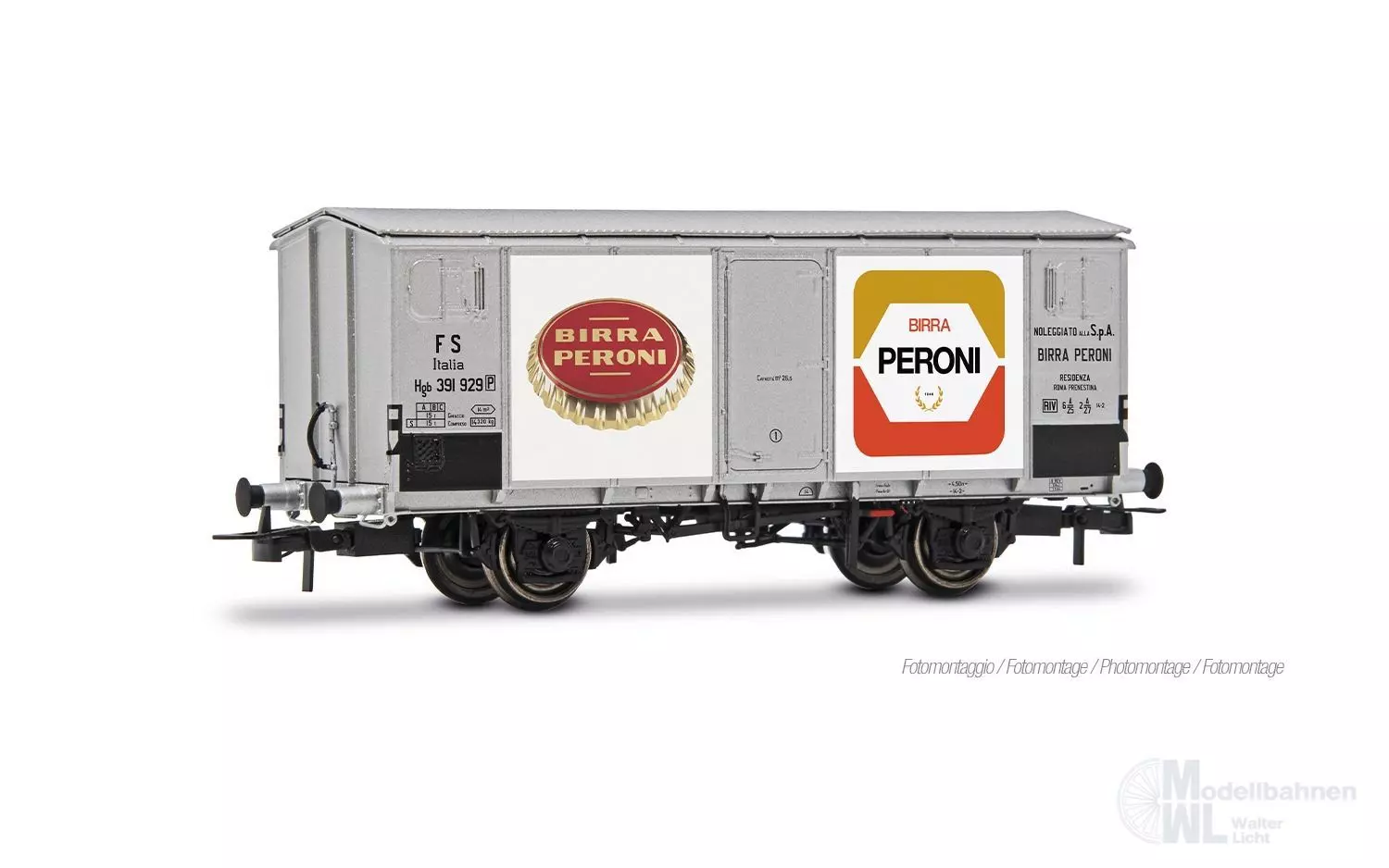Rivarossi 6710 - Kühlwagen FS Ep.III Peroni H0/GL