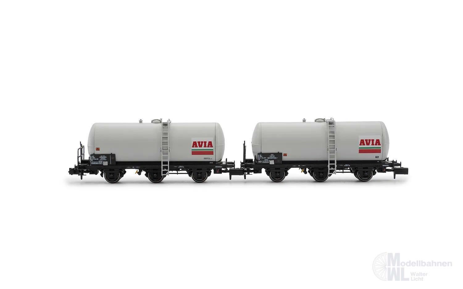 Arnold 6676 - Kesselwagen Set SNCF Ep.IV 2.tlg. AVIA N 1:1603