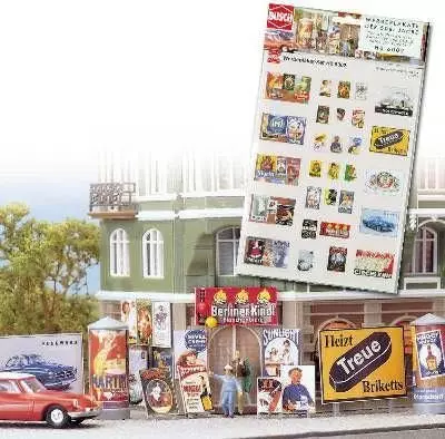 Busch 6002 - Werbeplakate Ep.III H0 1:87