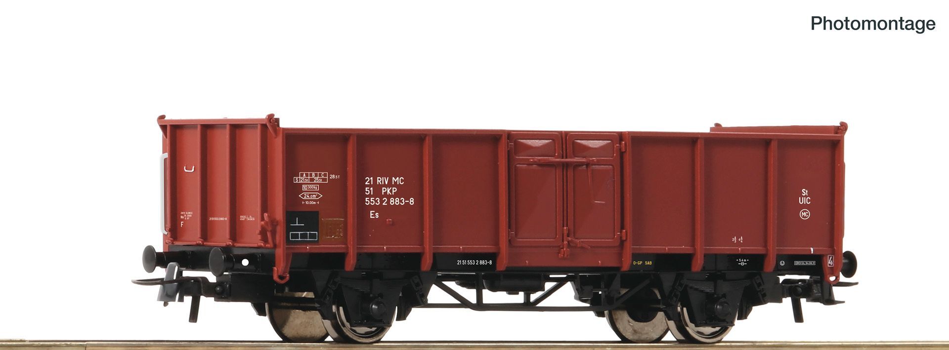 Roco 6600388 - Offener Güterwagen Es PKP
