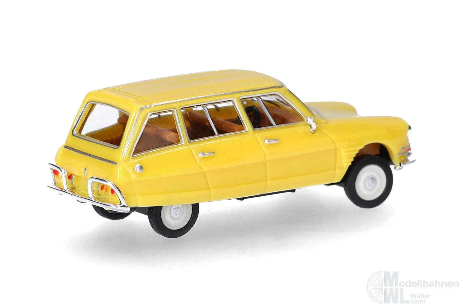 Herpa 027328-005 - Citroen AMI 6 Break, zinkgelb H0 1:87