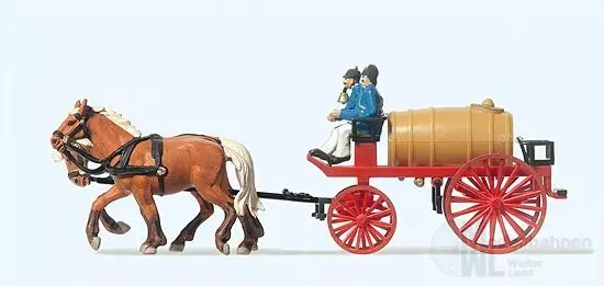 Preiser 30426 - Wasserwagen. Um 1900. Fertigm H0 1:87