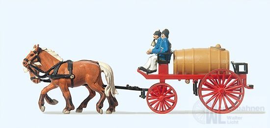 Preiser 30426 - Wasserwagen. Um 1900. Fertigm H0 1:87