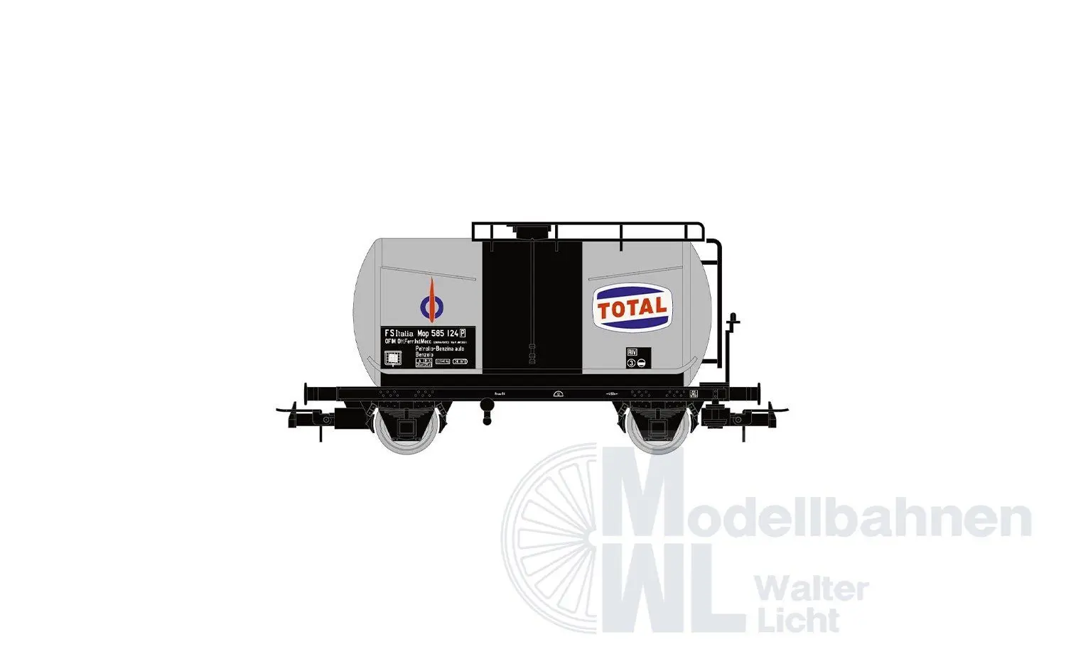 Rivarossi 6565 - Kesselwagen Set FS Ep.III 2.tlg Total H0/GL