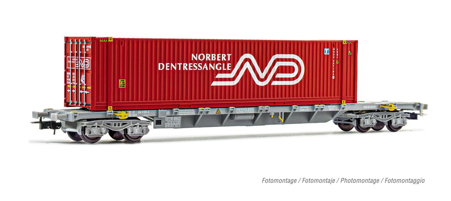 Jouef 6241 - Containertragwagen SNCF Ep.V/VI H0/GL
