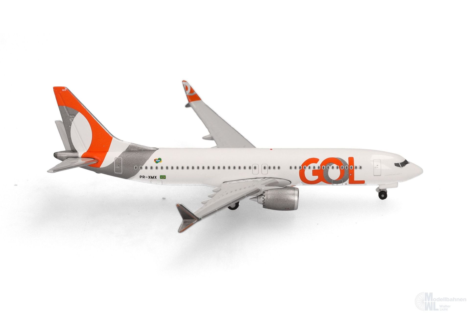 Herpa 538459 - Boeing 737 Max 8 GOL Transp. Aéreos 1:500