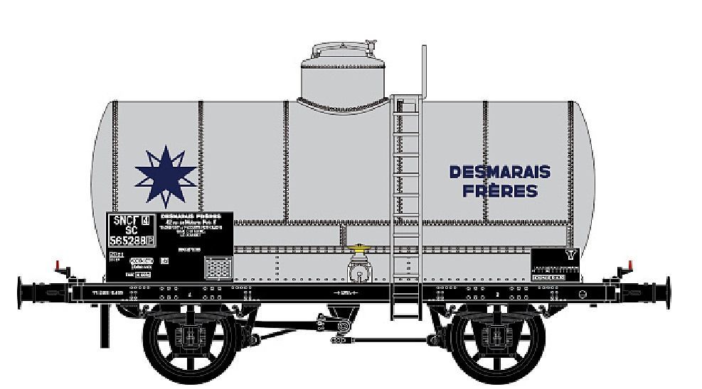 LS Models 30455 - Kesselwagen OCEM SNCF/DF Ep.IIIa H0/GL
