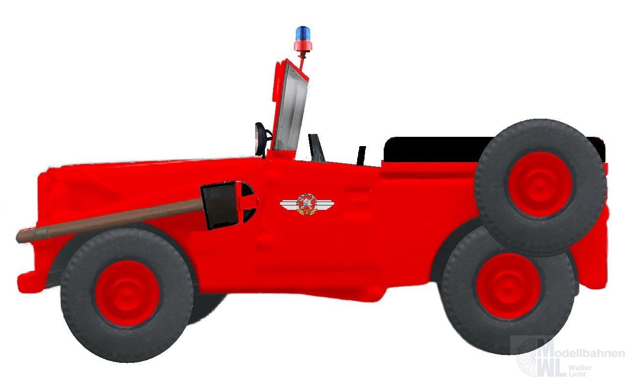 NPE NA88238 - IFA P3 Feuerwehr ohne Verdeck H0 1:87