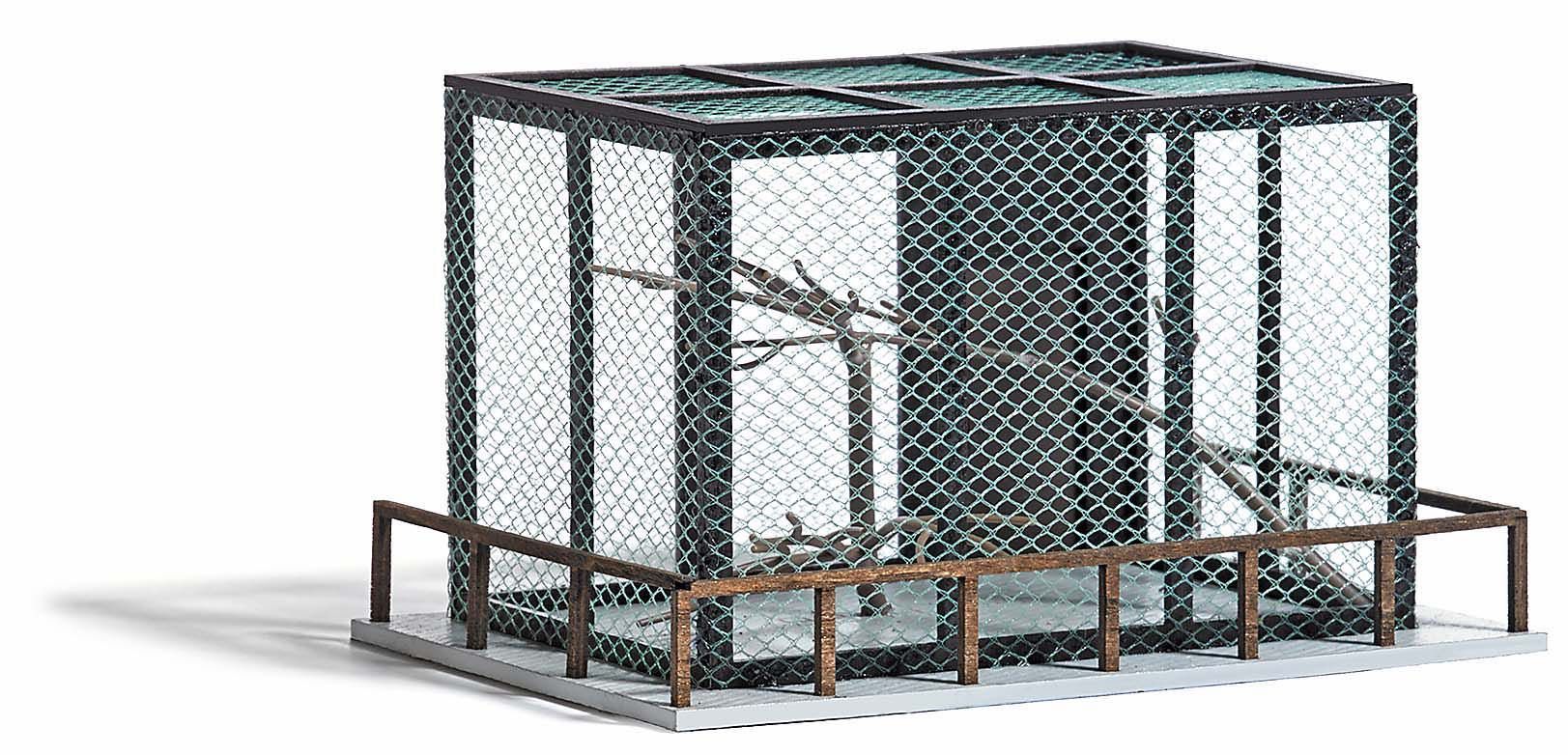 Busch 1583 - Gehege 72 x 47 mm 42 mm hoch H0 1:87