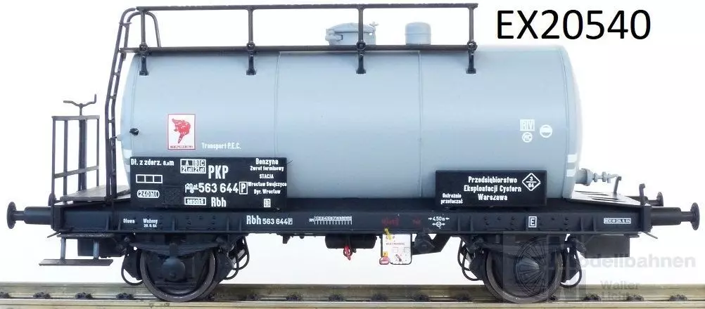 Exact Train 20540 - Kesselwagen PKP Ep.III silber/grau H0/GL