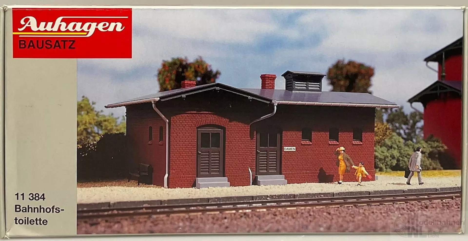 Auhagen 11384 - Bahnhofstoilette H0 1:87