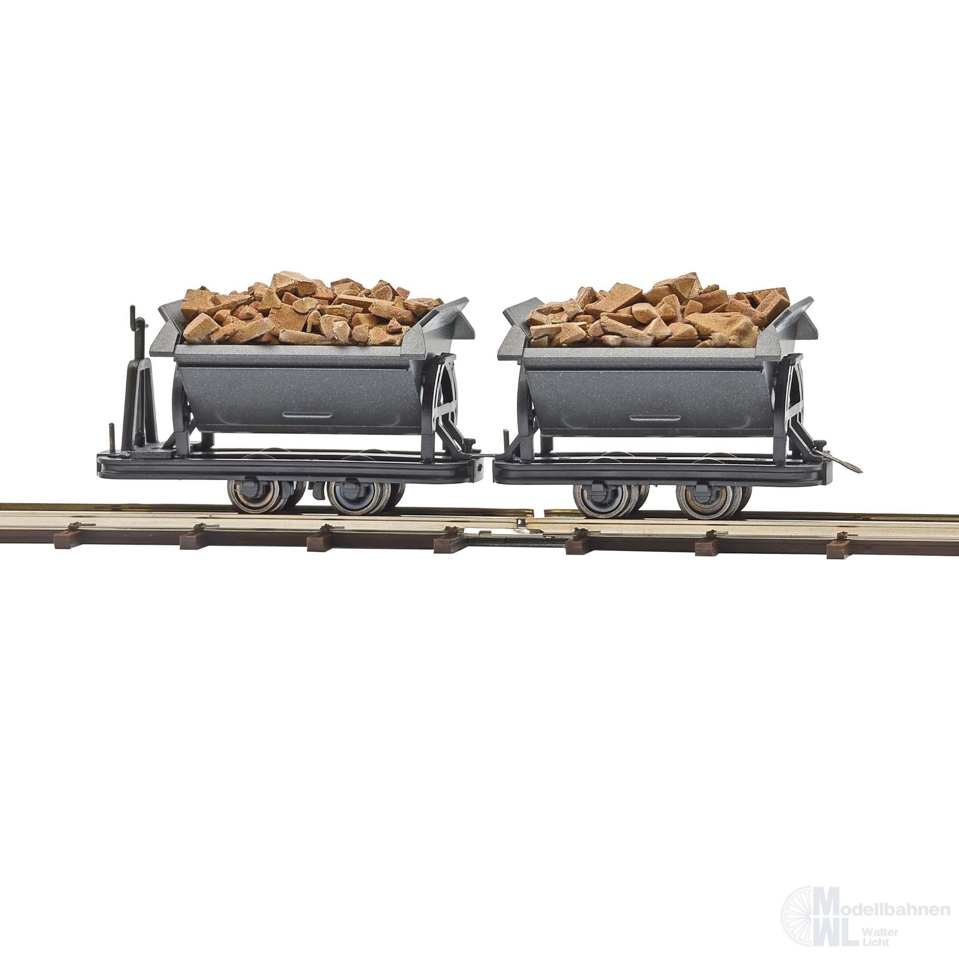 Busch 12263 - Kipploren mit Spaltholz H0 1:87