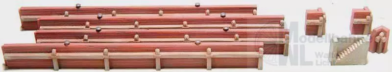 ARTITEC b.v. 14101 - Kaimauer aus Ziegelstein BAUSATZ N 1:160