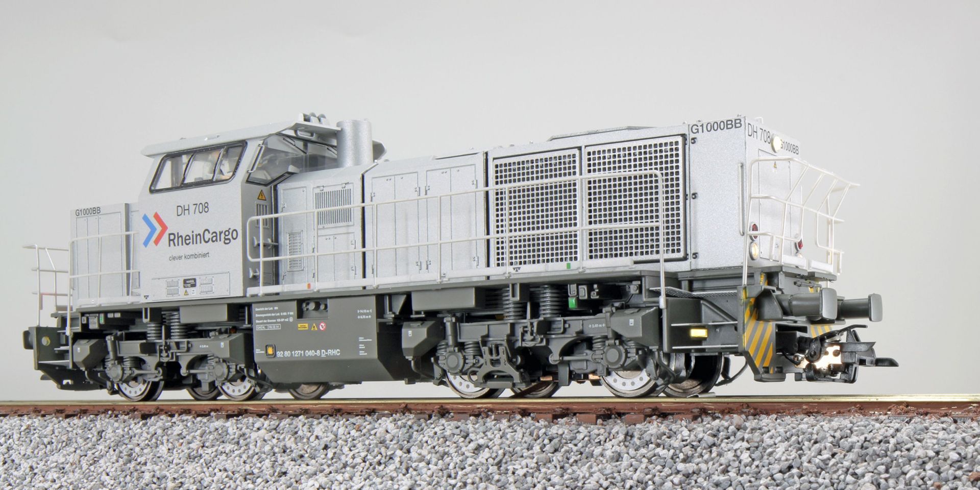 ESU 31301 - Diesellok G1000 RheinCargo Ep.VI DH 708 silber H0/GL/WS