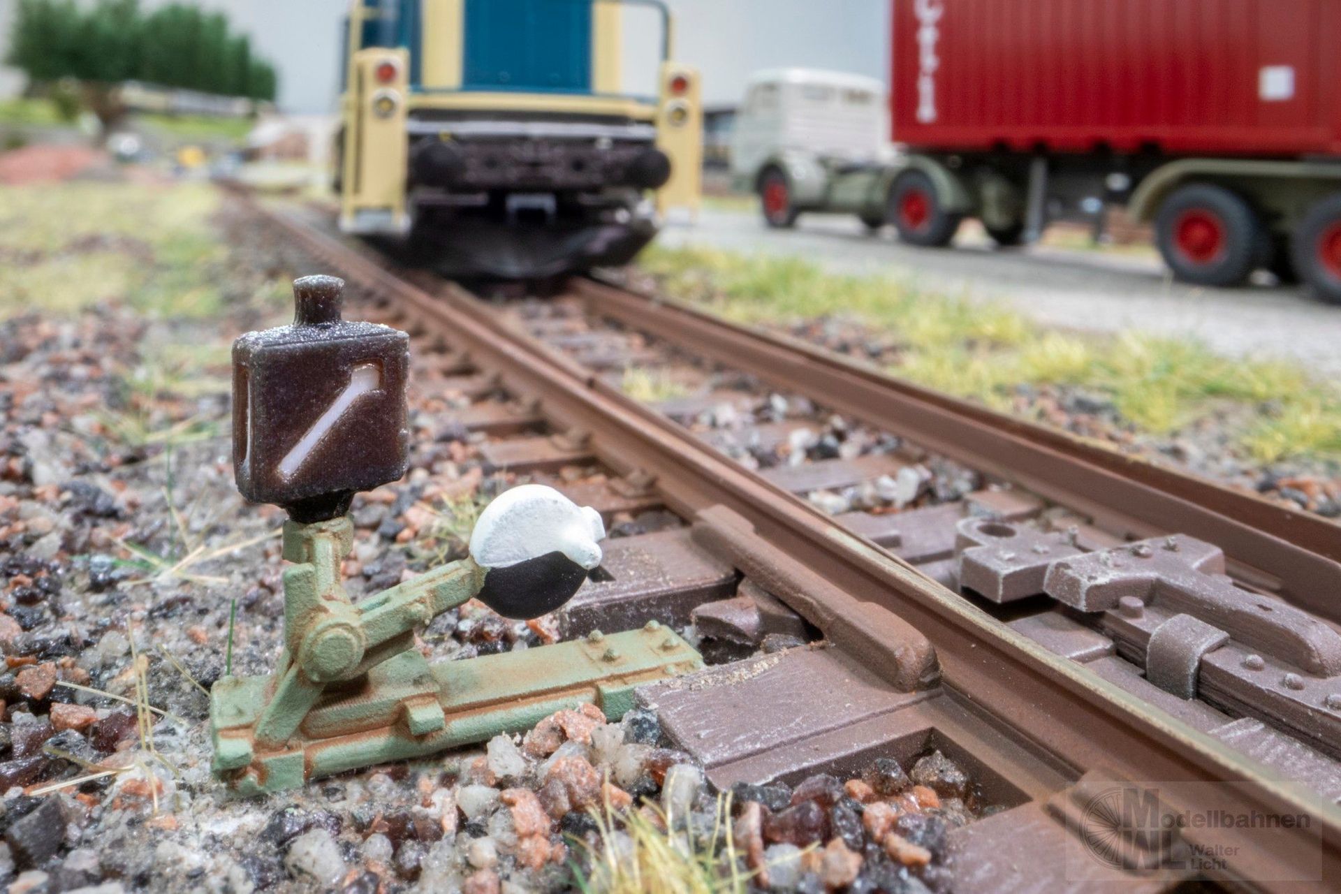 Noch 13911 - Stellhebel mit Weichenlaterne rechts N 1:160