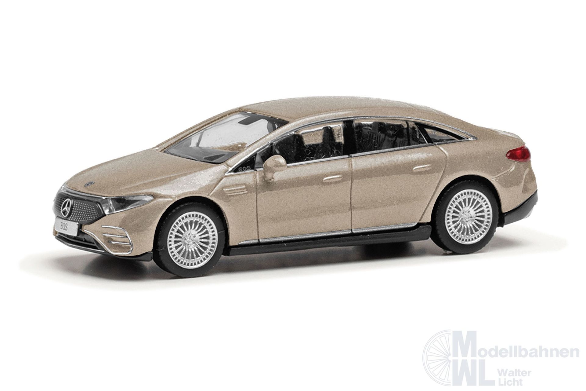 Herpa 430944-002 - Mercedes-EQ EQS, Kalaharigold H0 1:87 Herpa 430944-002 - Mercedes-EQ EQS, Kalaharigold H0 1:87