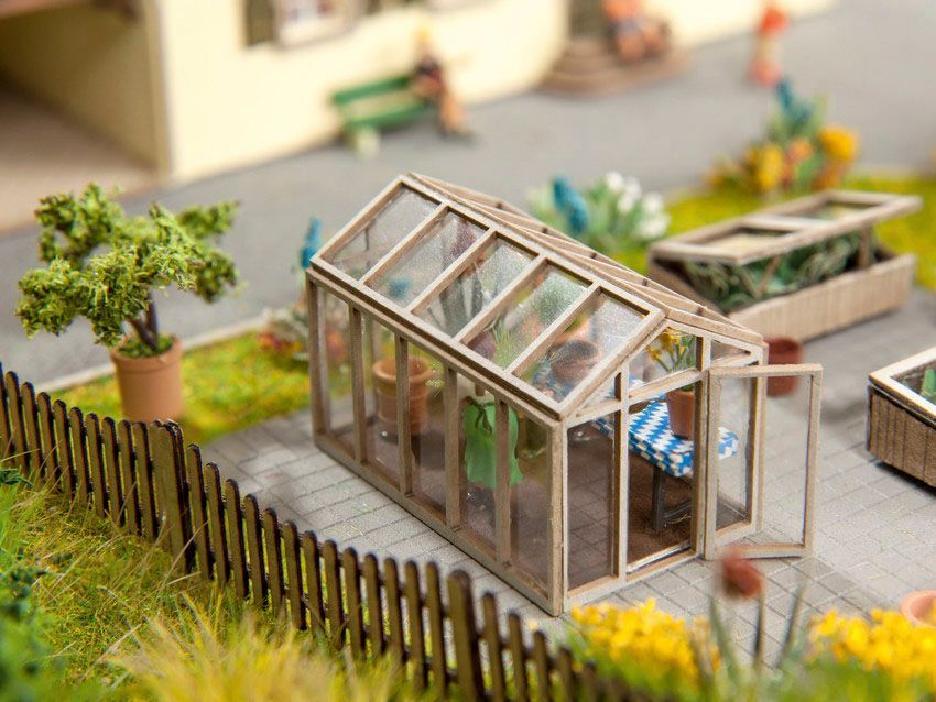 Noch 14357 - Gewächshaus H0 1:87 Noch 14357 - Gewächshaus H0 1:87
