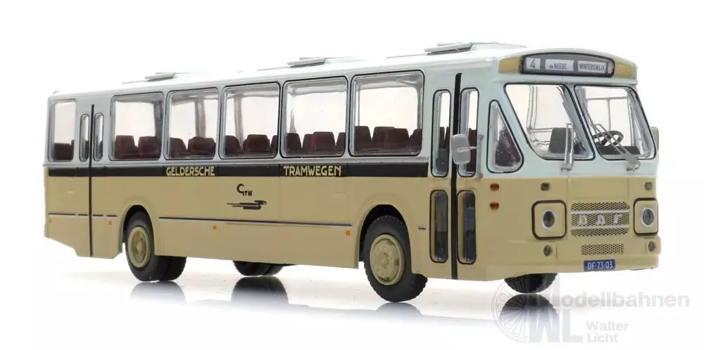 ARTITEC b.v. 487.070.32 - Regionalbus GTW 395, DAF Vorderseite 2, Ausstieg hinten ready 1:87