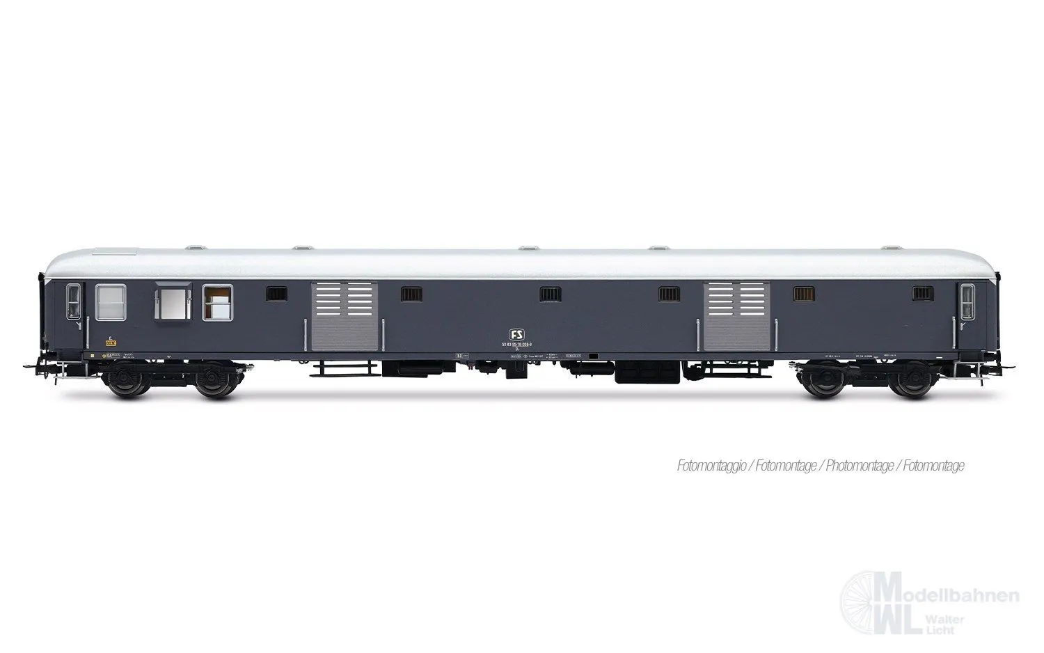 Rivarossi 4430 - Gepäckwagen FS Ep.IV UIC-X 1968 H0/GL