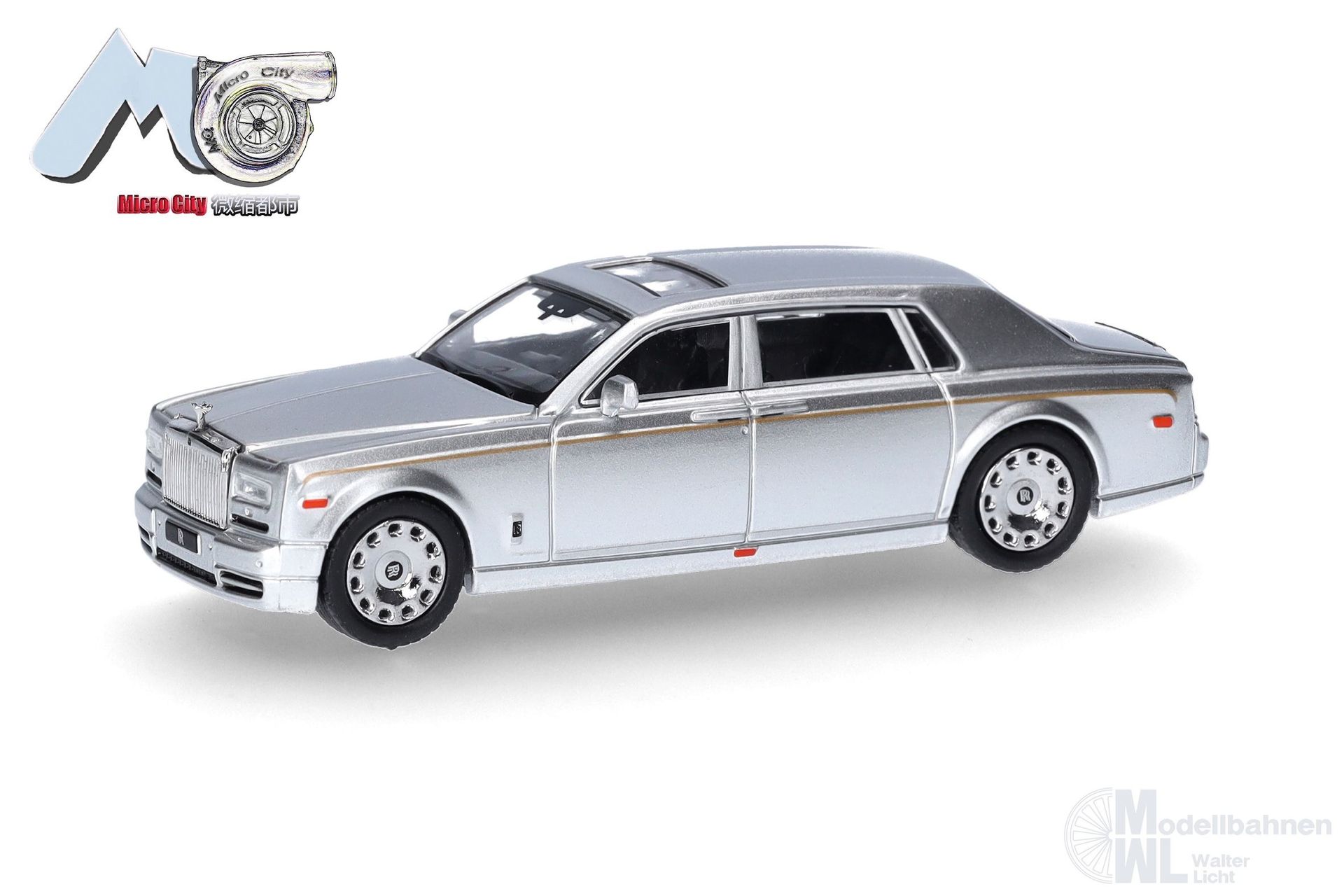 Herpa 87MC000066 - Rolls Royce Phantom, silber H0 1:87