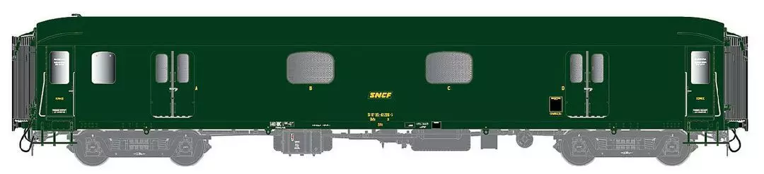 LS Models 31207 - Packwagen Dd4yi SNCF Ep.IV H0/GL