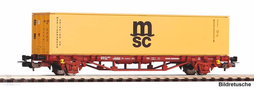 Piko 27751 - Containertragwagen FS Ep.VI MSC 40ft H0/GL