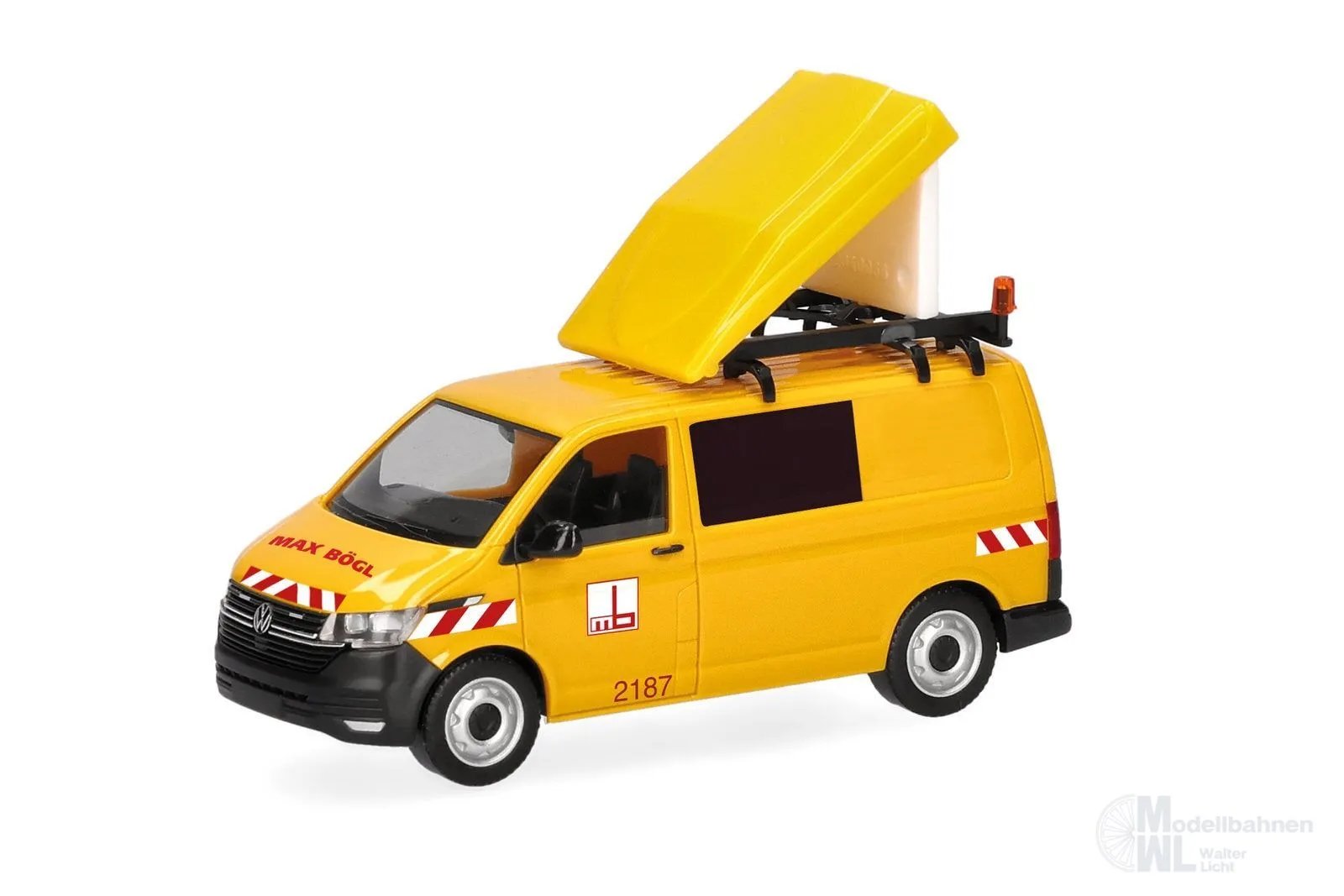 Herpa 099837 - VW T6.1 Halbbus BF3 Max Bögl H0 1:87