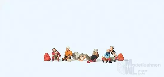 Preiser 79159 - Rastende Wanderer N 1:160