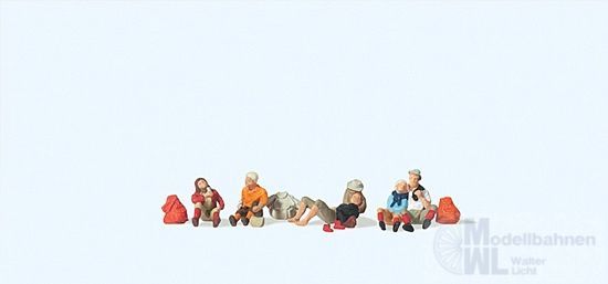 Preiser 79159 - Rastende Wanderer N 1:160