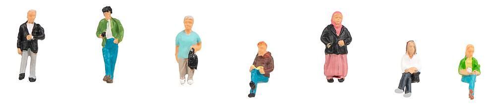 Faller 155604 - Wartende Personen 7 Stück N 1:160 Faller 155604 - Wartende Personen 7 Stück N 1:160