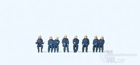 Preiser 79172 - Sitzende Feuerwehrleute N 1:160