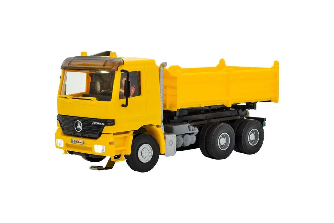 Viessmann 8015 - CarMotion Mercedes-Benz Actros Muldenkipper gelb H0 1:87