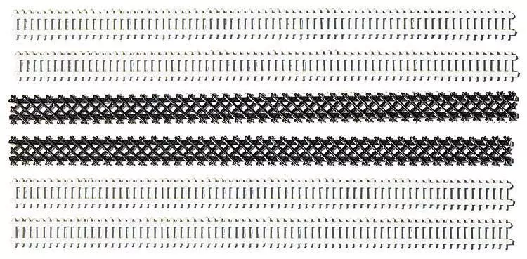 Faller 180402 - Zaun-Sortiment 2 Farben 108 cm H0 1:87