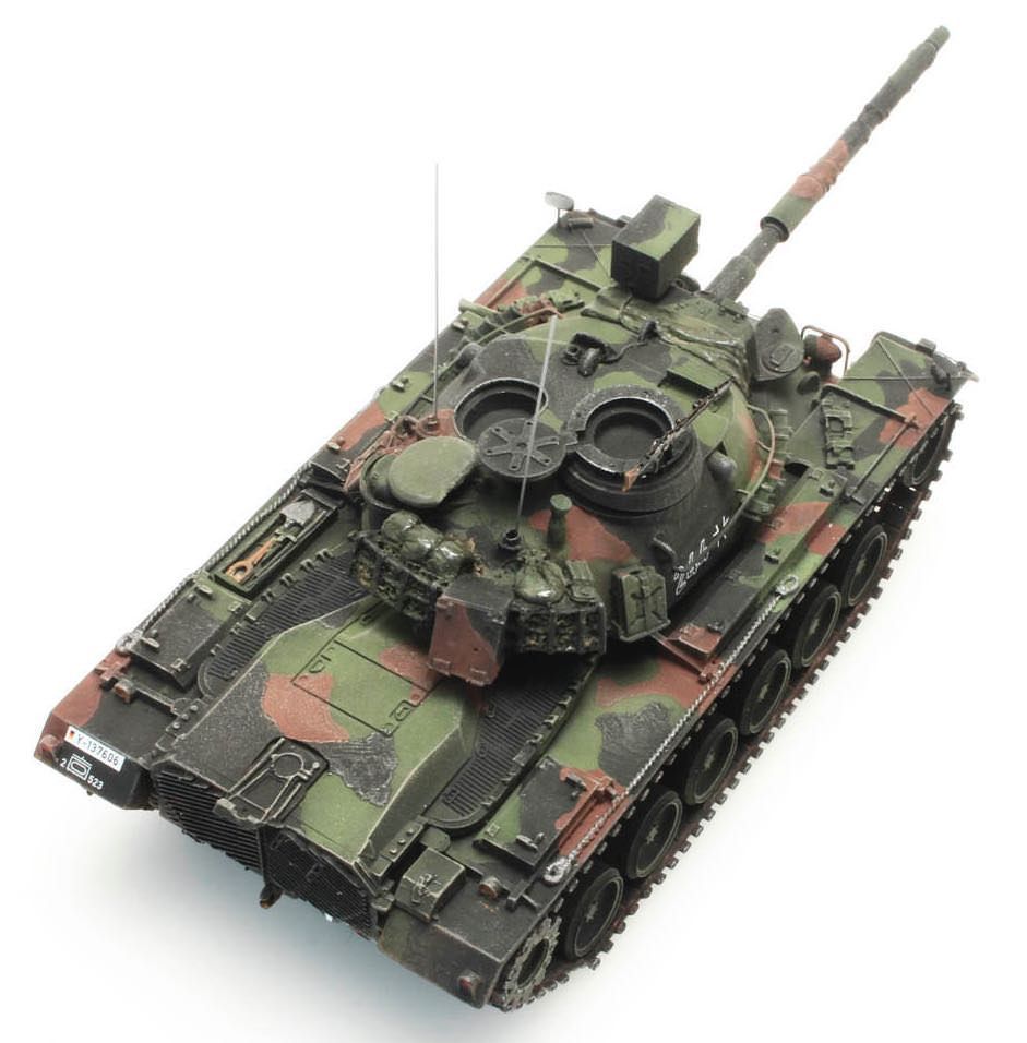 ARTITEC b.v. 6870077 - Panzer M48 A2 G A2 Flecktarnung Bundeswehr Deutschland H0 1:87