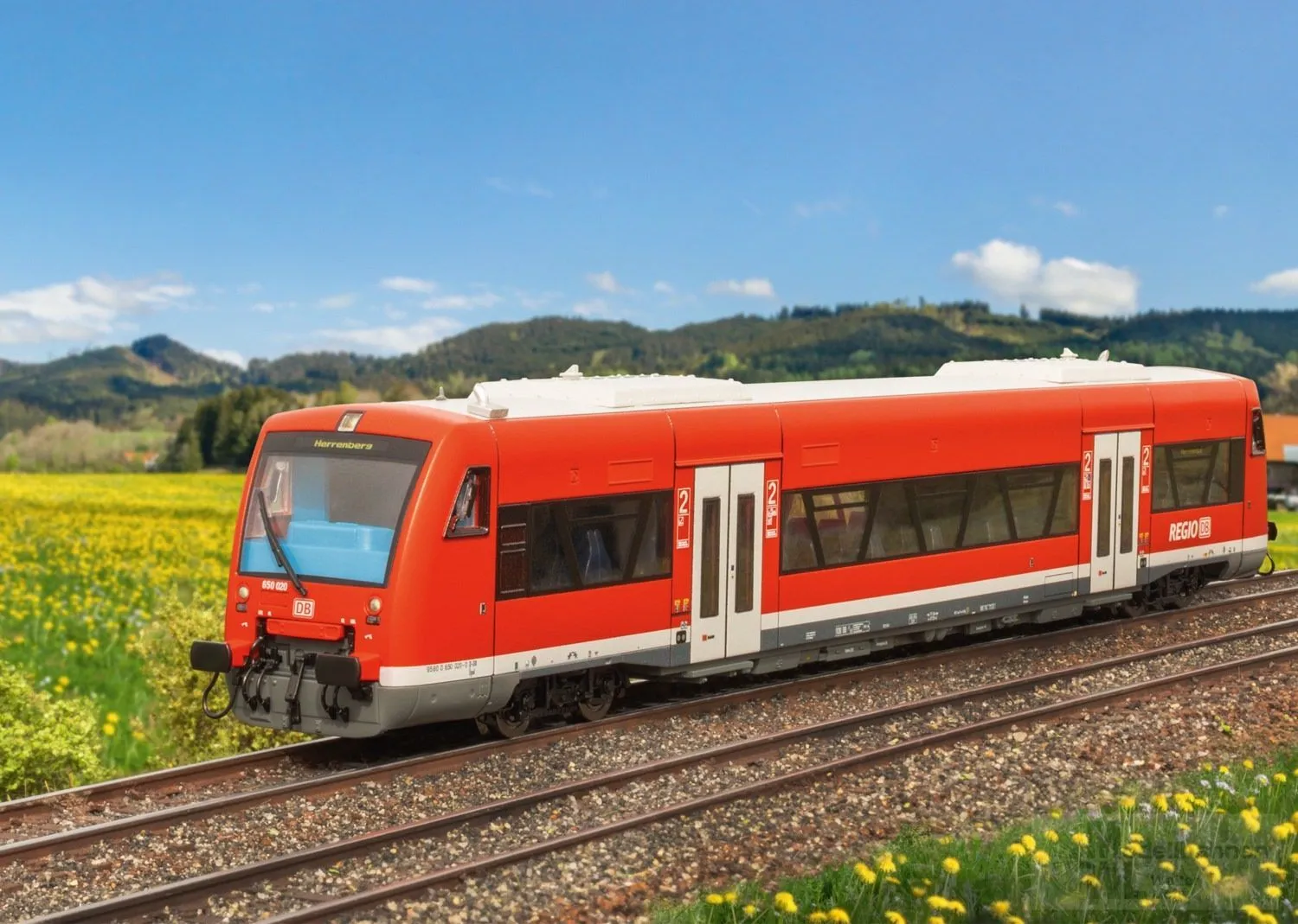 Trix 25965 - Dieseltriebwagen BR 650 DB Ep.VI H0/GL Sound