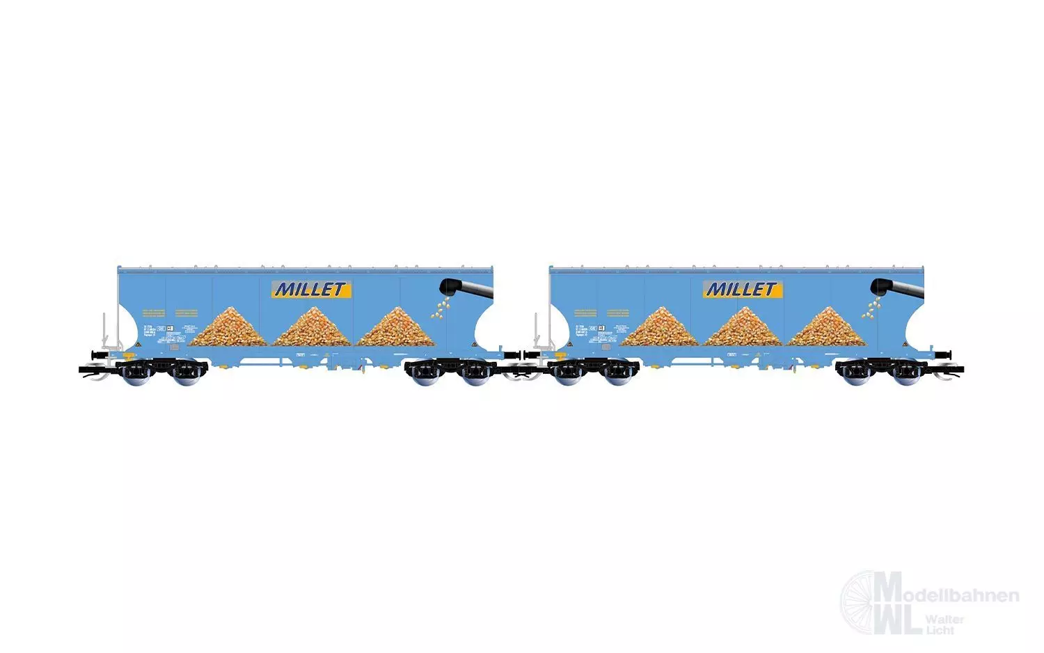 Arnold 9773 - Geteridesilowagen Set Millet Ep.VI 2.tlg. TT 1:120