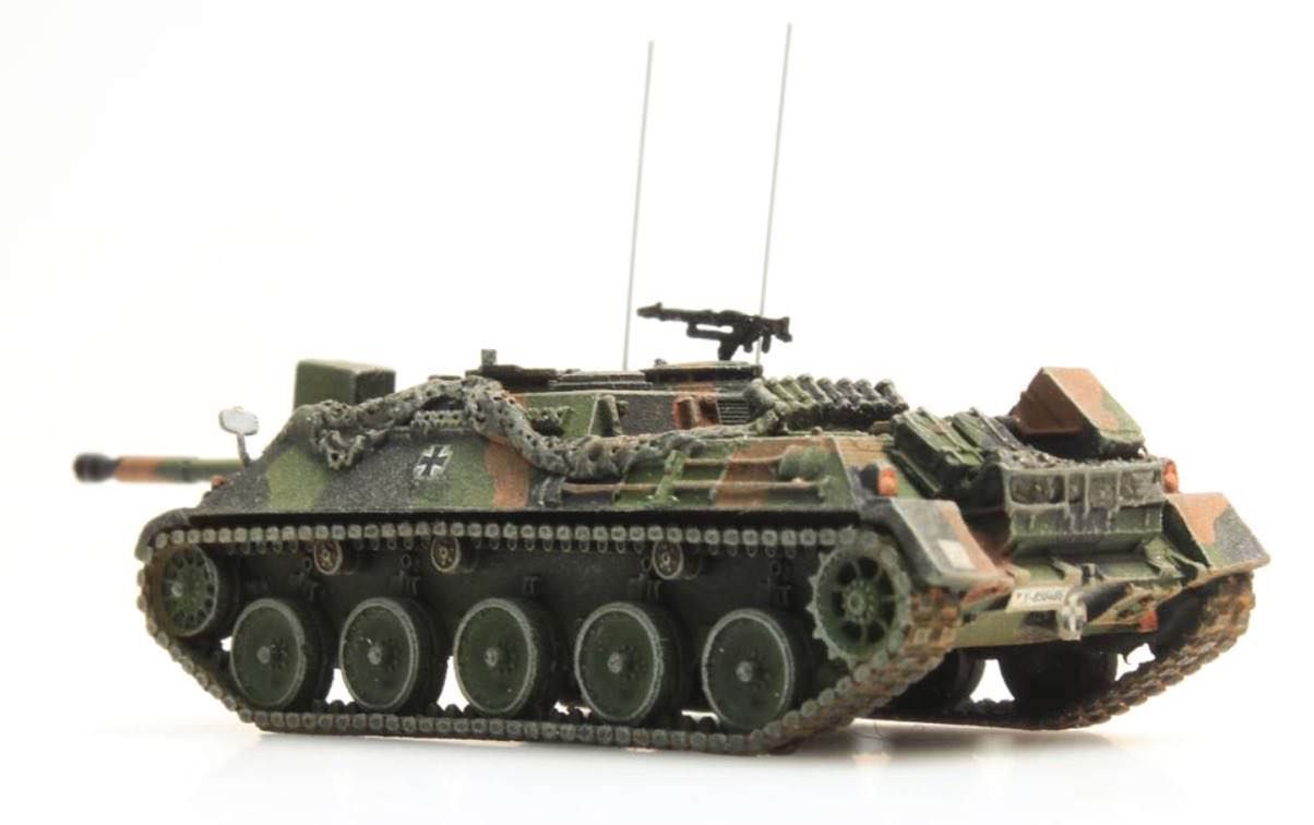 ARTITEC b.v. 6160004 - Panzer KaJaPa 90mm gefechtsklar Flecktarn Lackierung. Bundeswehr N 1:160