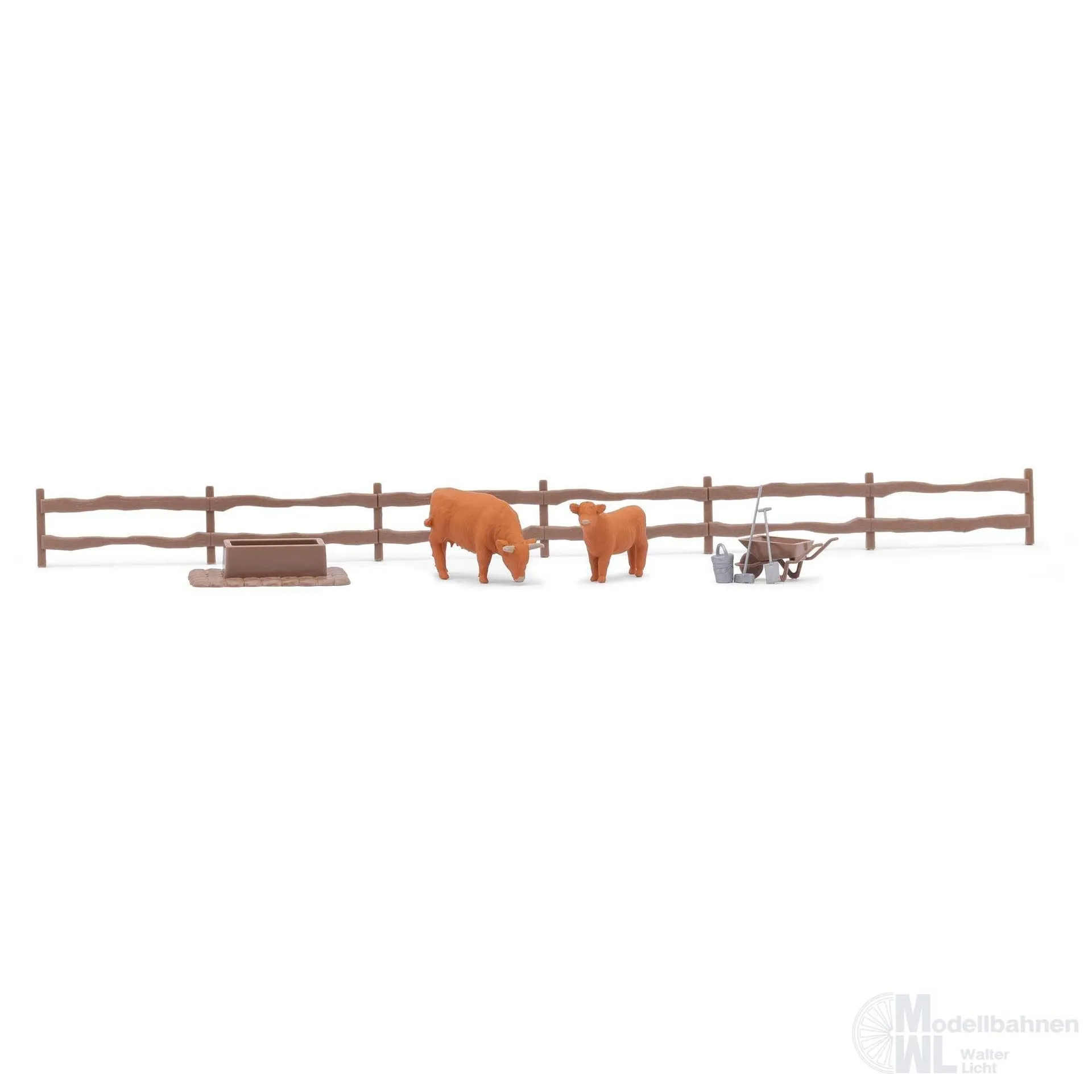 Busch 79890 - A-Set: Kuh mit Kalb H0 1:87