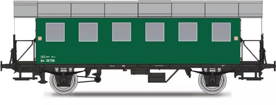 Jägerndorfer Modellbahn 77200 - Personenwagen Set ÖBB Ep.III 3.tlg. BiH Ganzfenster H0/GL