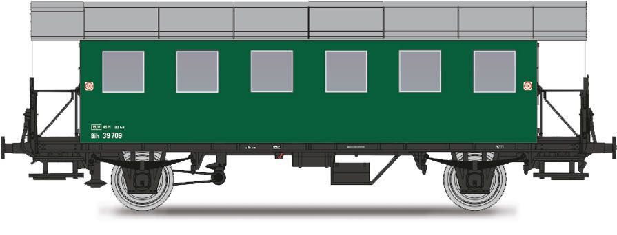 Jägerndorfer Modellbahn 77200 - Personenwagen Set ÖBB Ep.III 3.tlg. BiH Ganzfenster H0/GL