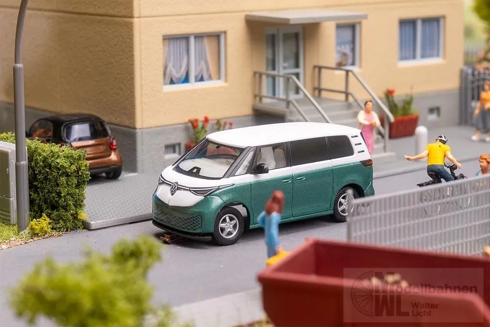 Faller 161422 - VW ID. Buzz grün-weiß (HERPA) H0 1:87