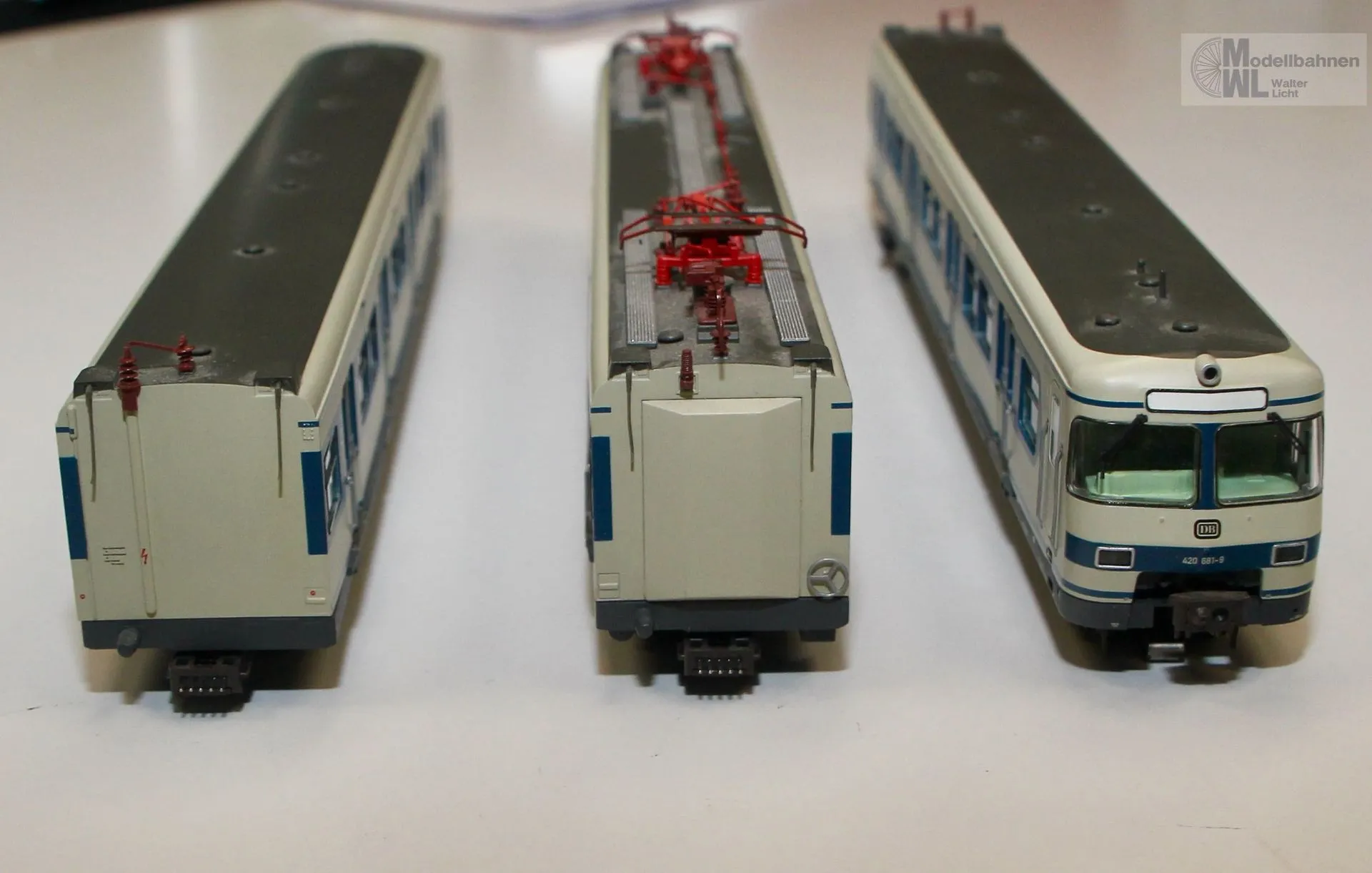 Märklin 37504 - MÄRKLIN - Triebzug BR 420 DB Ep.IV S-Bahn blau H0/WS Sound mfx