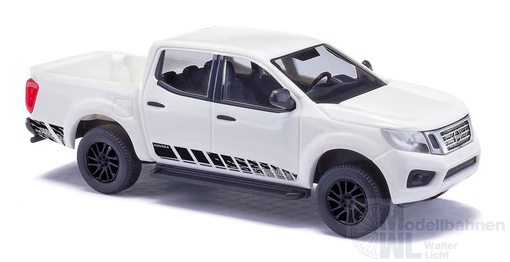 Busch 53712 - Nissan Navara N-Guard weiß H0 1:87