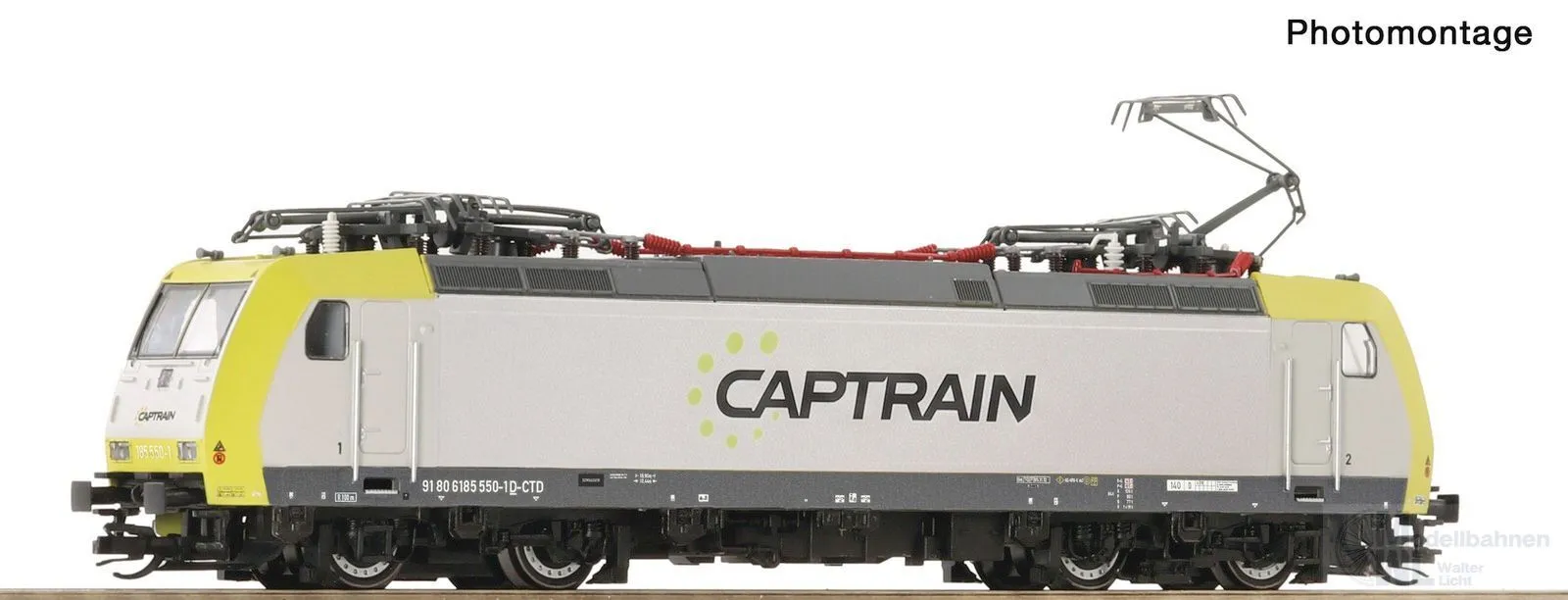 Roco 7580030 - E-Lok 185 550-1 Captrain Ep.VI TT 1:120
