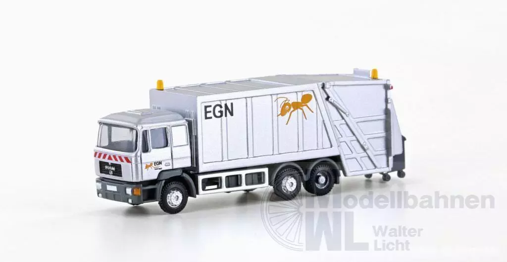Lemke Minis 4664 - MAN F90 Müllwagen EGN N 1:160