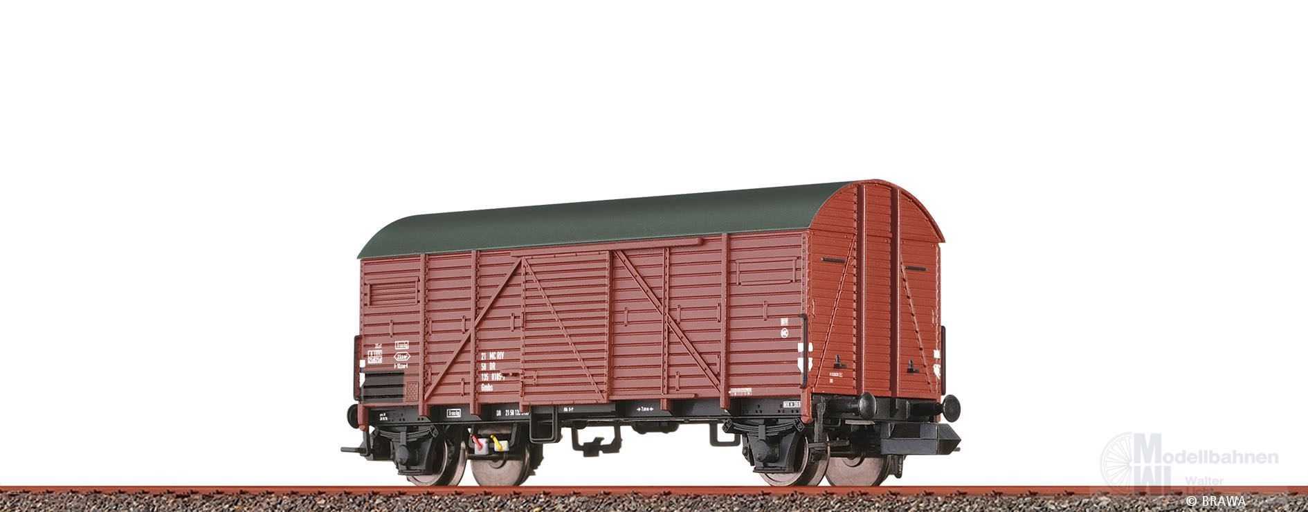 Brawa 67330 - Güterwagen ged. DR Ep.IV Gmhs N 1:160 Brawa 67330 - Güterwagen ged. DR Ep.IV Gmhs N 1:160