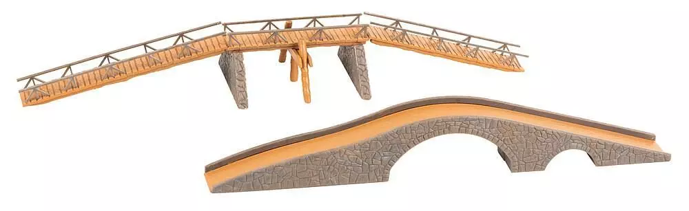 Faller 120526 - 2 Fußgängerbrücken H0 1:87
