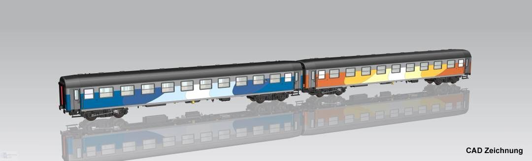Piko 28336 - Schnellzugwagen Set PL-PKP IC Ep.VI 2.tlg. H0/GL
