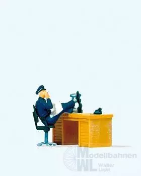 Preiser 29089 - Sitzender Polizist USA H0 1:87
